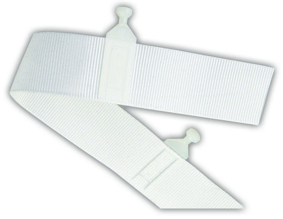 Jr Products 81355 Sew-In Slide Tape - Type C, 72" , White   Window Curtain
