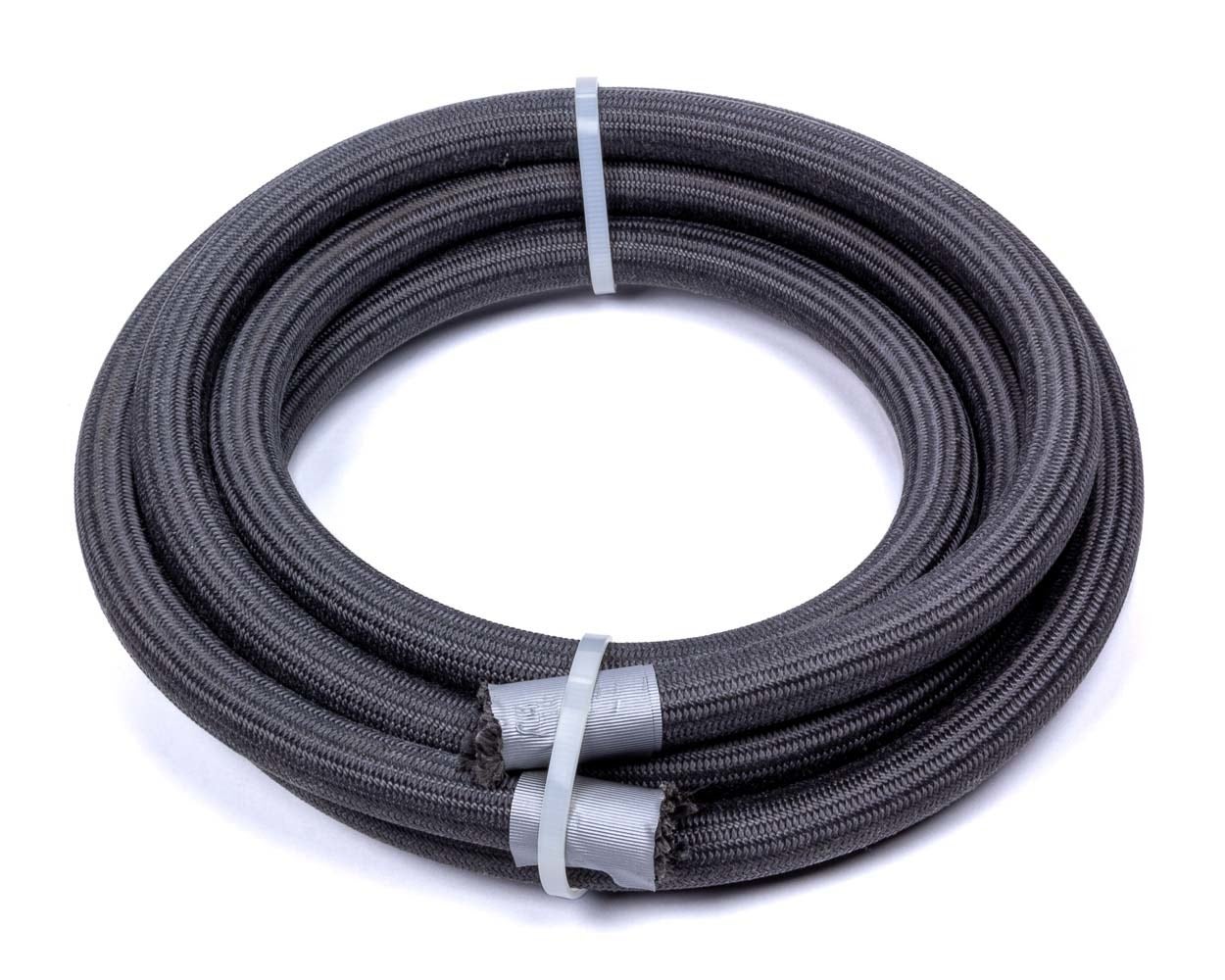 Hose, 6 An, 6 Ft, Braided Fire Retardant Fabric, Wire Reinforced, Ptfe, Black,