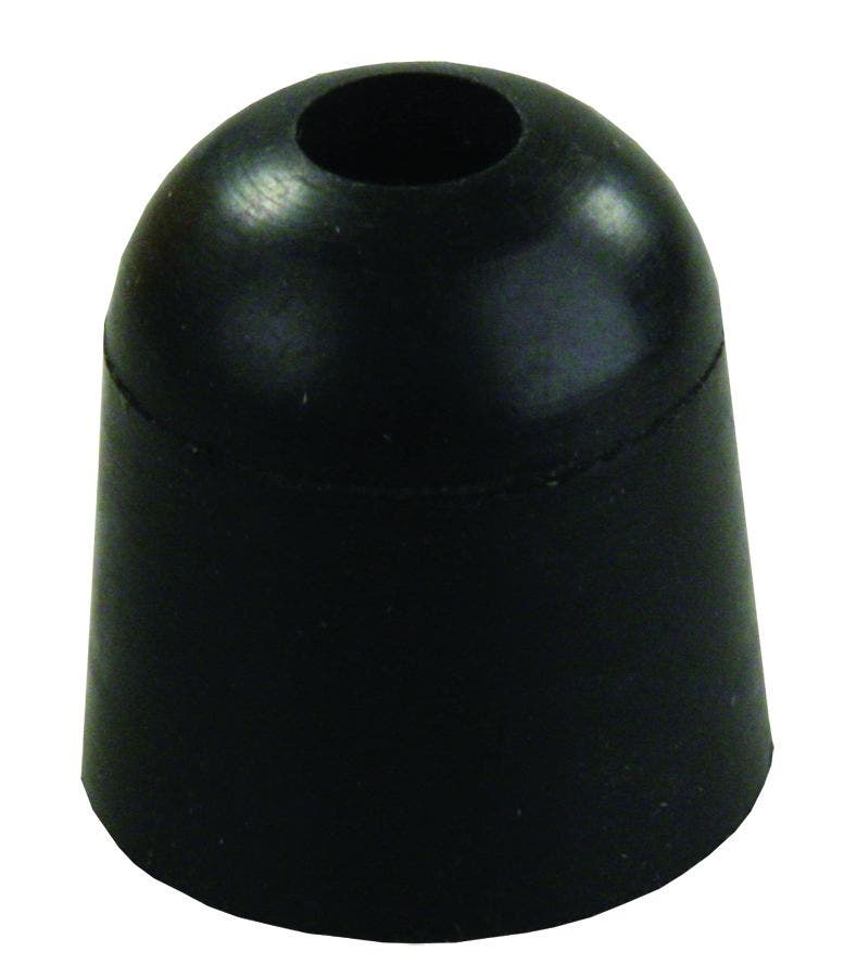 Jr Products 11745 Black 1Inch Rubber Bumper   Door Stop Bumper; Color - Black,