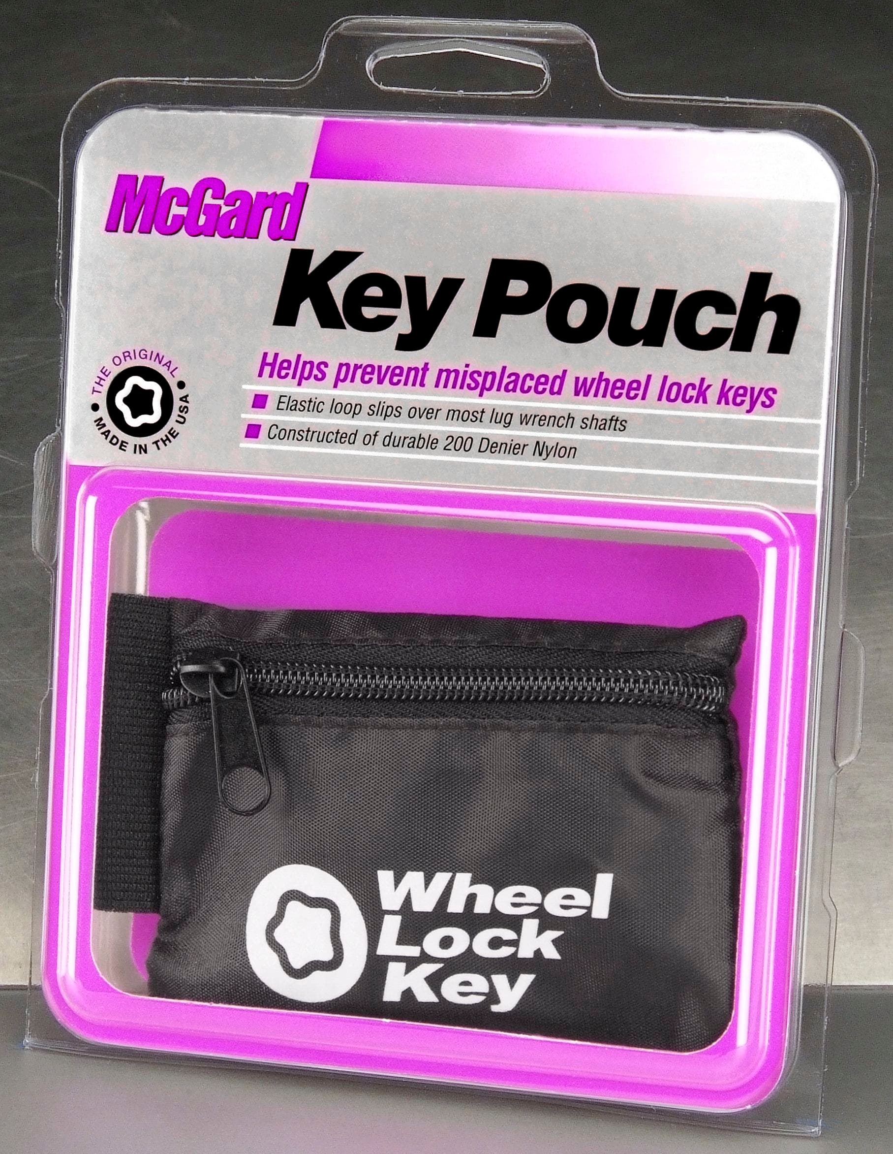 Mcgard 70007 Wheel Key Lock Storage Pouch  Wheel Access  Tool Bag Key Storage