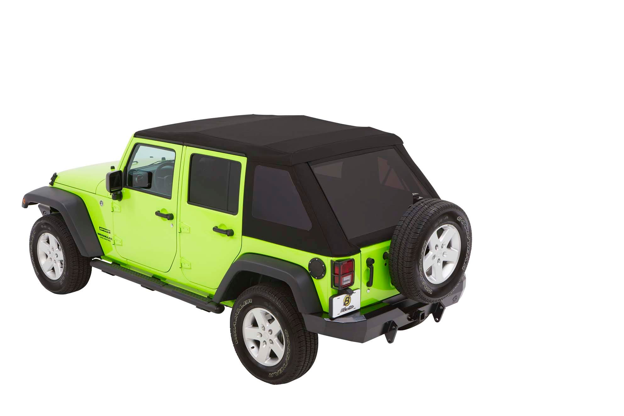 Bestop 5492335 Black Diamond Trektop Nx Glide Convertible Soft Top 4-Door