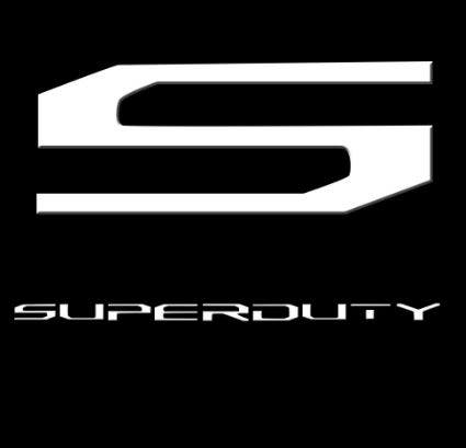 Recon 264381Wh -"Super Duty" White Lettering Kit Recon  - Super Duty  White
