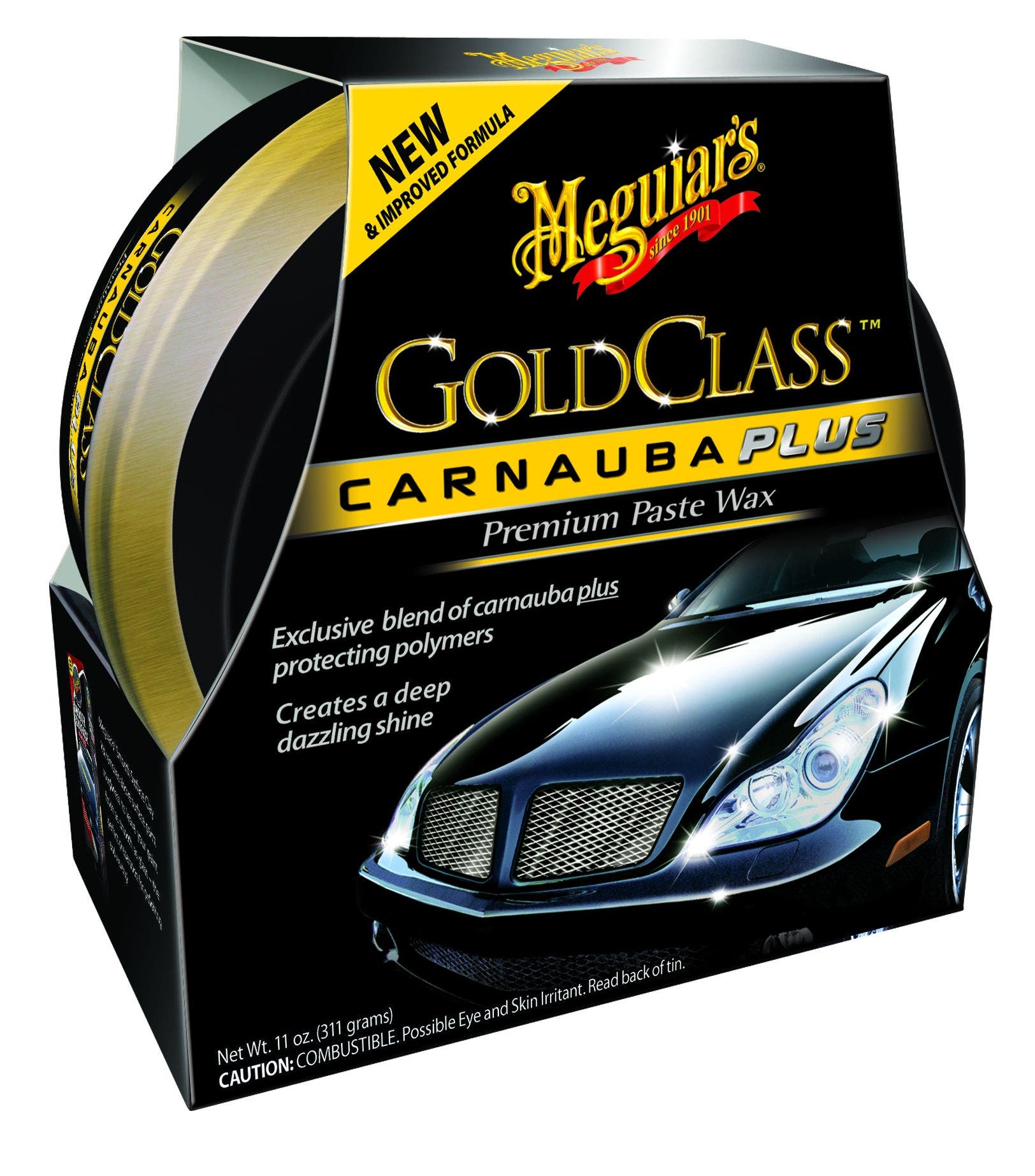 Meguiar's Gold Class Car Wax Paste 11 Oz. Clear Boxed Meguiar S Gold Class Car