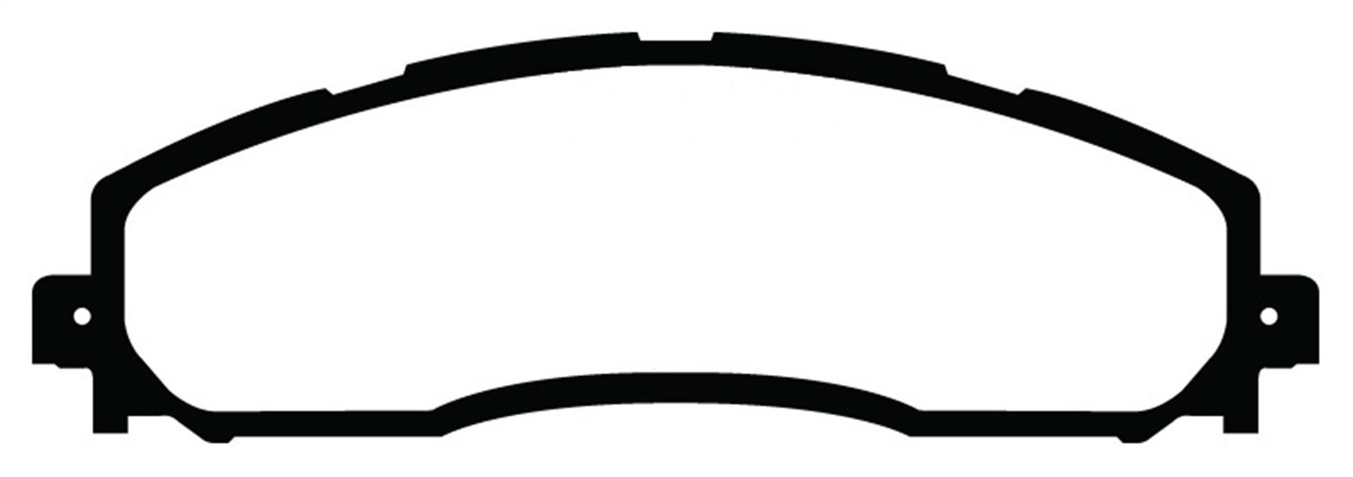 Ebc Brakes Dp43016r Yellowstuff Street And Track Brake Pads   Yellowstuff Street