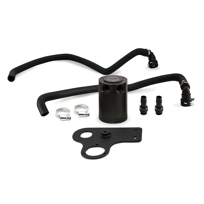 Mishimoto Mmbcc-Mus8-18Pbe Baffled Oil Catch Can, Pcv Compatible With Ford