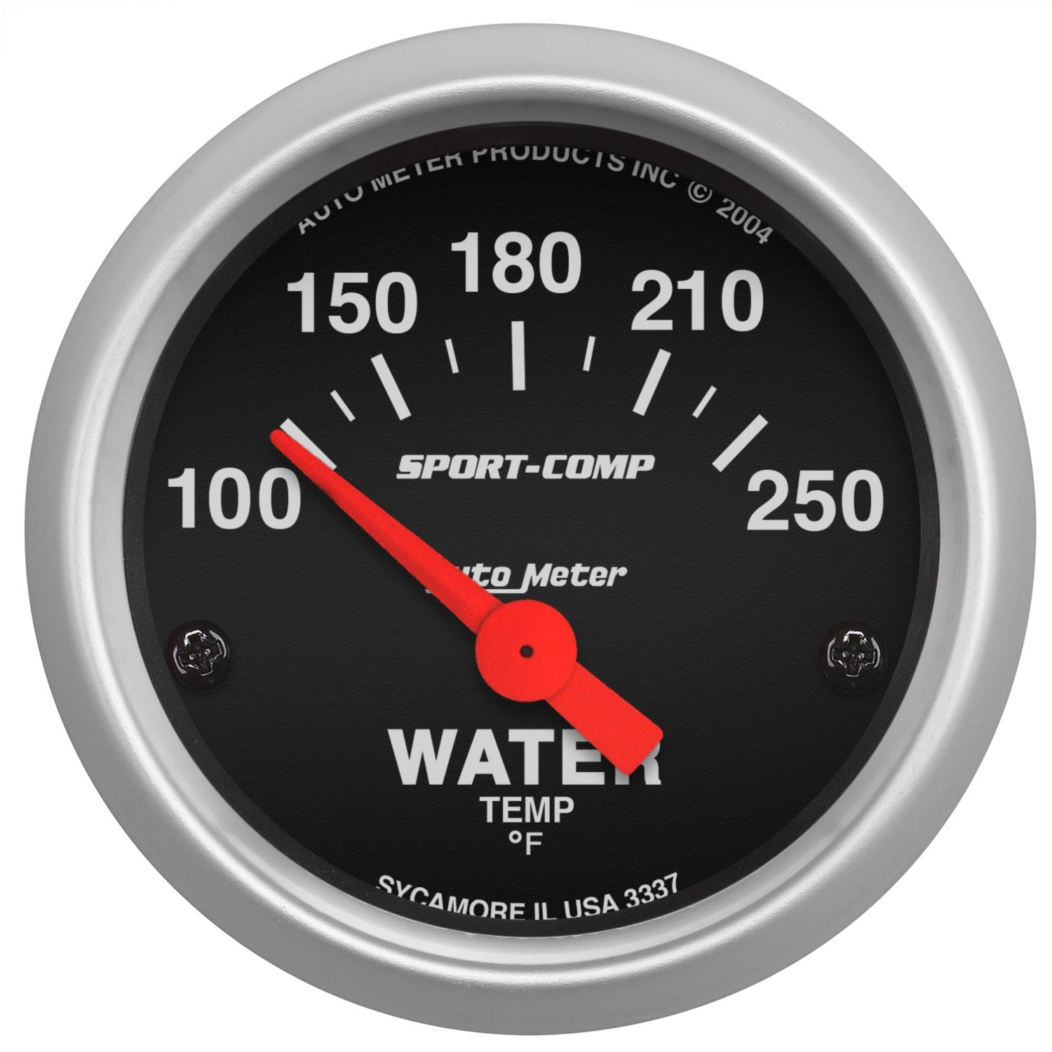 Autometer 3337 Sport-Comp Electric Water Temperature Gauge   Sport-Comp Electric