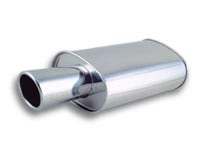 Vibrant Performance 1042 Streetpower Oval Muffler Streetpower Exhaust Muffler