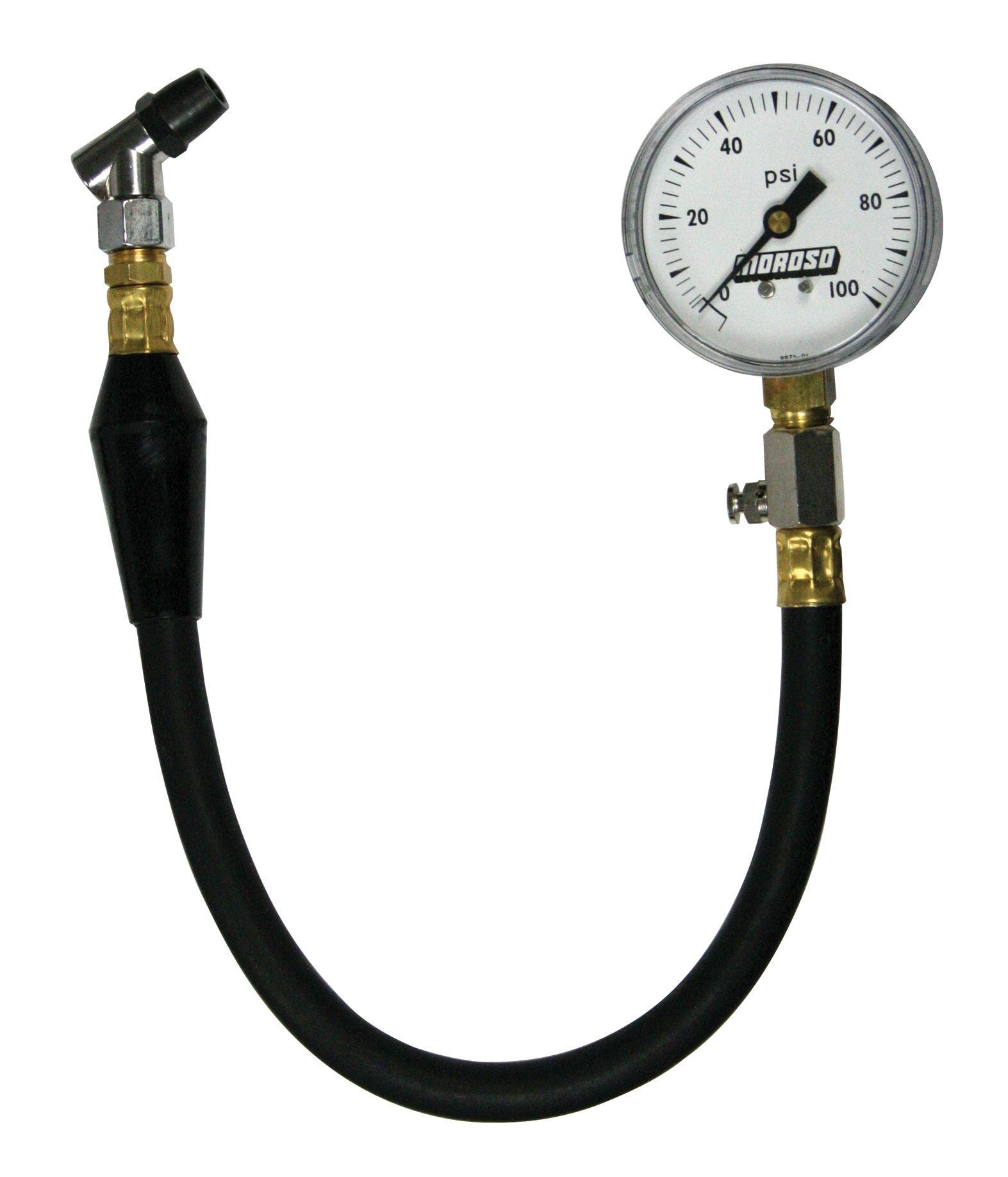 Moroso 89570 0-100Lb Psi 2-5/8-Inch Face Dial Type Tire Pressure Gauge