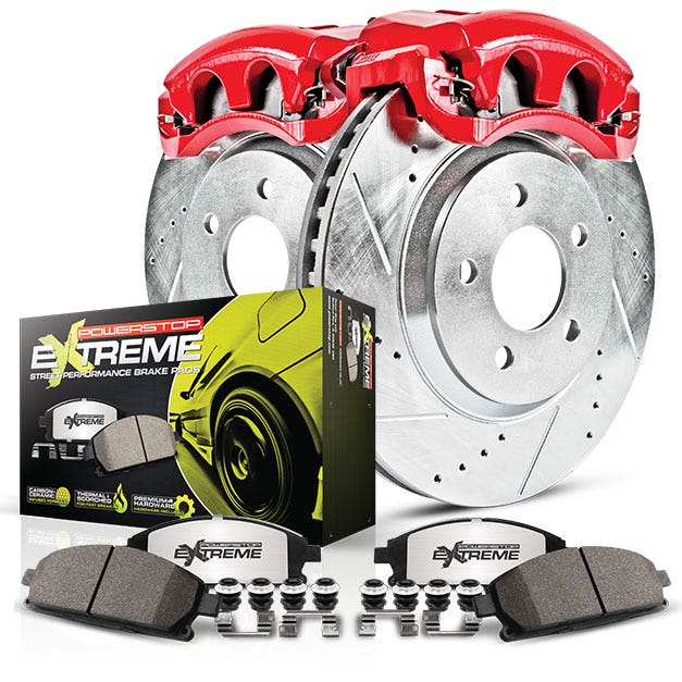 Powerstop K5458-36 Power Stop  Front And Rear Z36 Truck & Tow Brake Kit