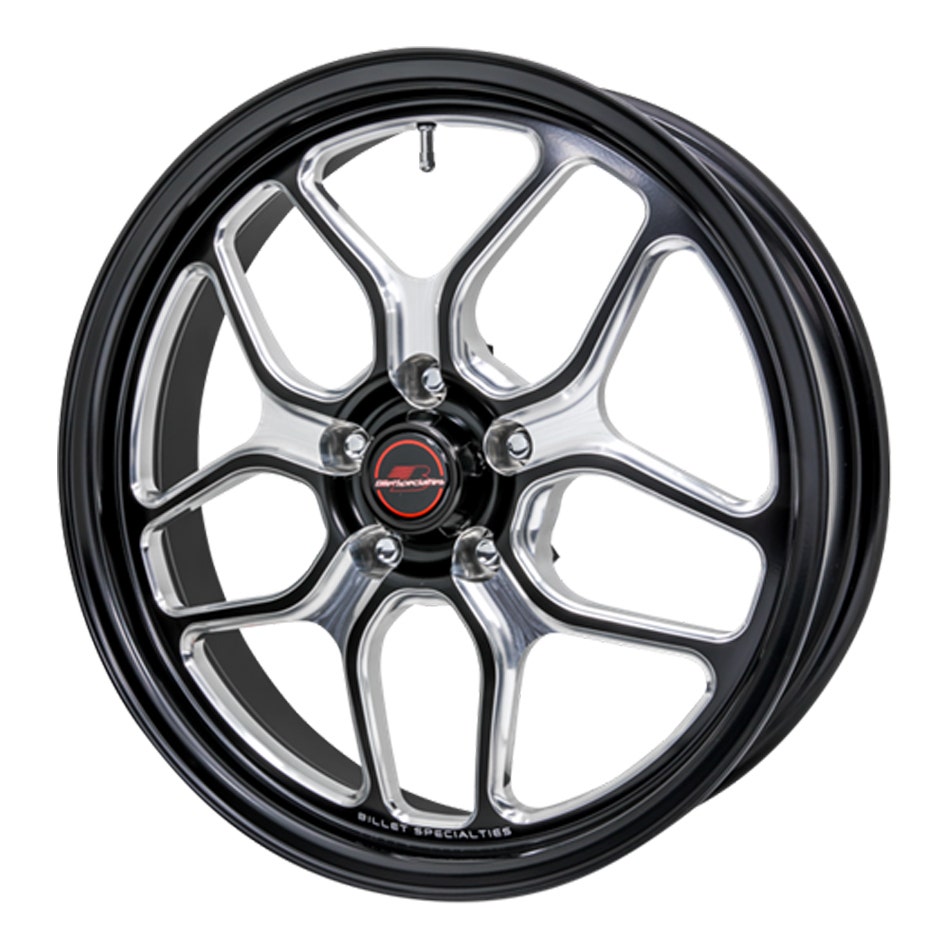 Billet Specialties Rsfb28509021 Win Lite Drag Pack Black Wheel Size: 18 X 5 Rear