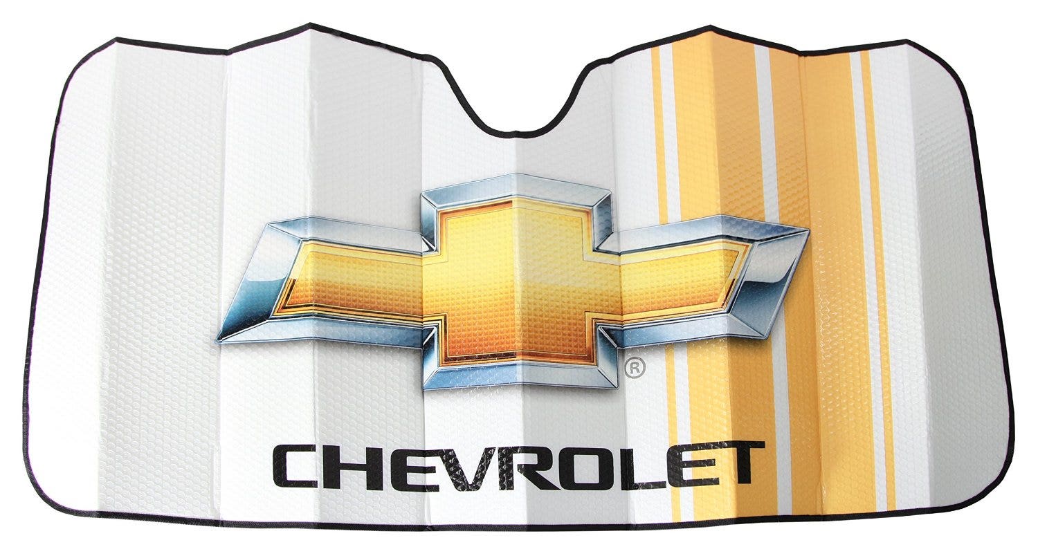Plasticolor 003706R01 Chevy Multi-Color Windshield Sunshade   Windshield Shade