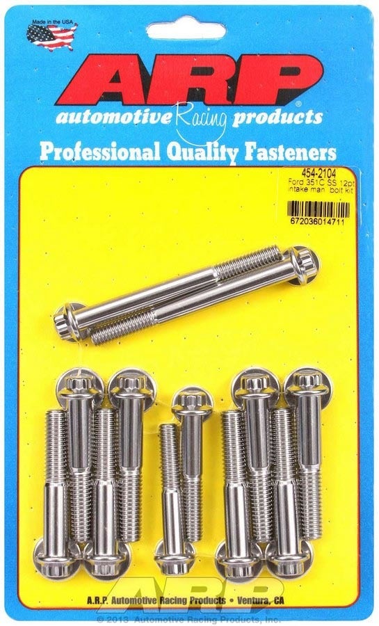 Intake Manifold Bolt Kit (Stainless 300 12-Point) Intake Manifold Bolt Kit