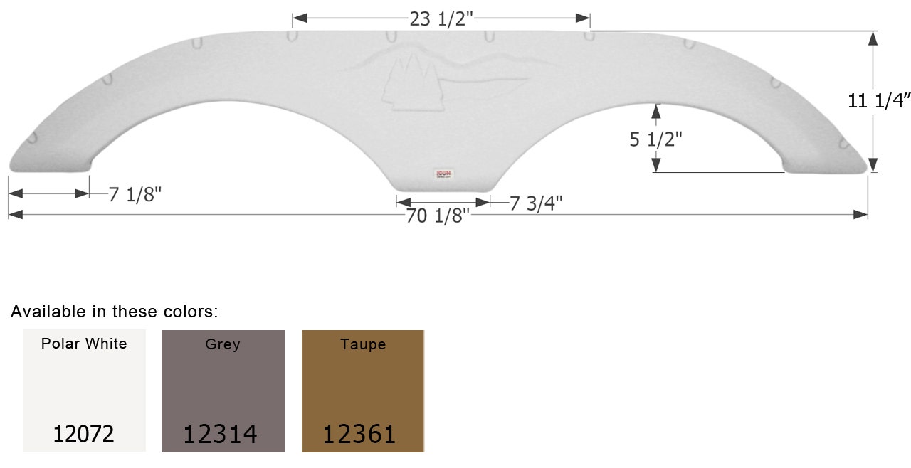 Fender Skirt Taupe Forest River Tnd Fender Skirt Taupe Forest River Tnd