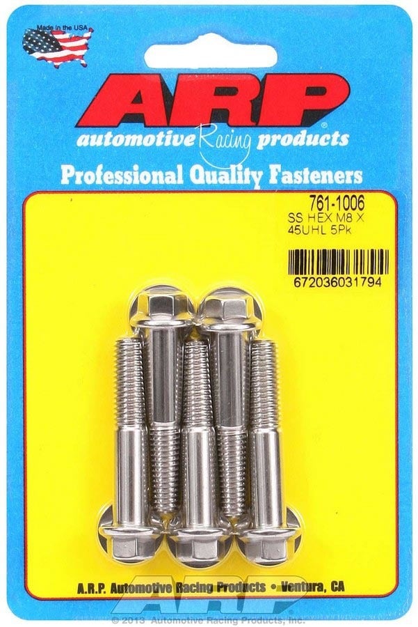 Arp (761-1006) Hex Bolt, Stainless Steel Arp () Hex Bolt, Stainless Steel