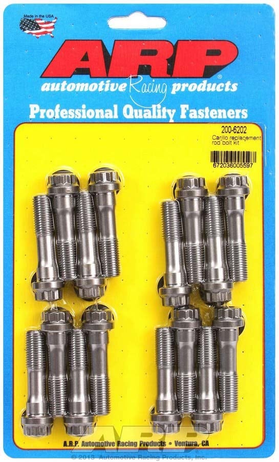 Arp 200-6202 7/16" Replacement Rod Bolt Kit - 16 Piece Arp  7/16  Replacement