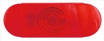 Husky 17660 Red 6" Oval Tail Light Husky 17660 Red 6  Oval Tail Light