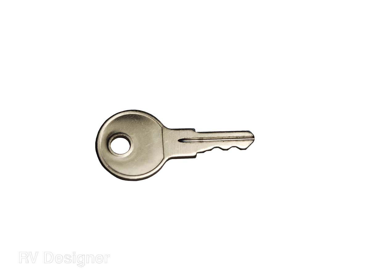 Rv Designer L200, Replacement Key, Code 751, 2 Per Pack, Compartment Hardware