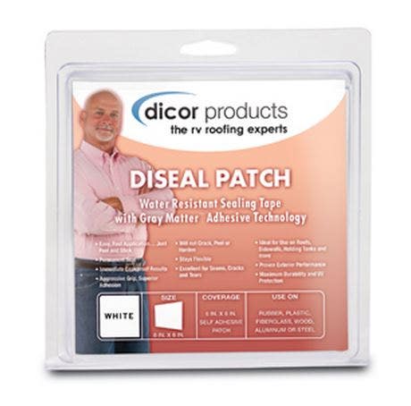 Dicor (522Tpo-450-1C White 4" X 50' Diseal Sealing Tape  ( White 4  X 50  Diseal
