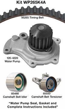Dayco Engine Timing Belt Kit With Water Pump P/N:Wp265k4a  Products Inc Wp257k3a