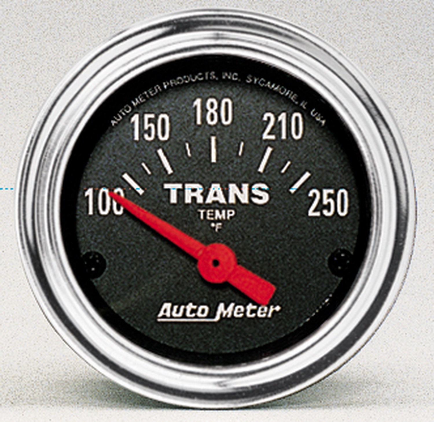 Autometer 2552 Traditional Chrome Electric Transmission Temperature Gauge Auto