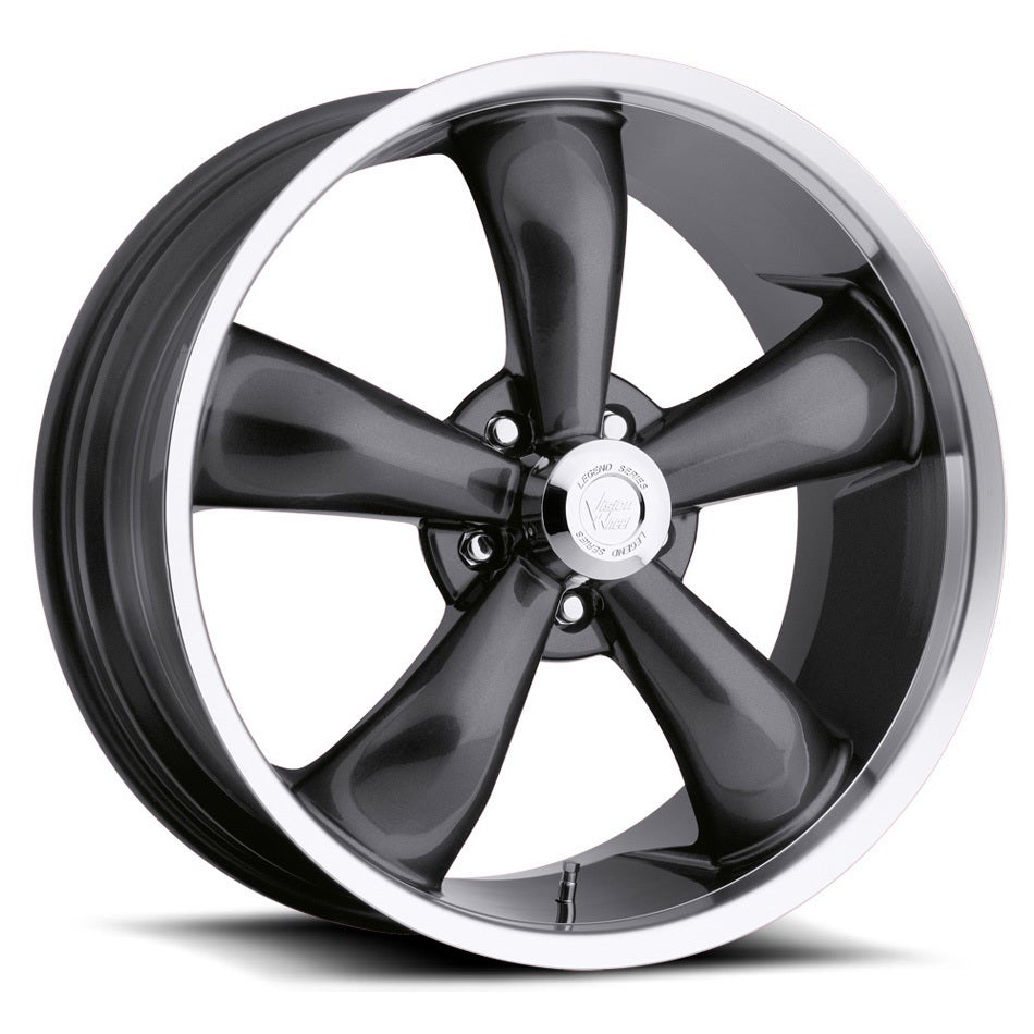 Vision Legend 6 142 Series Gun Metal Machined Lip Wheel (20X9.5"/6X139.7Mm)