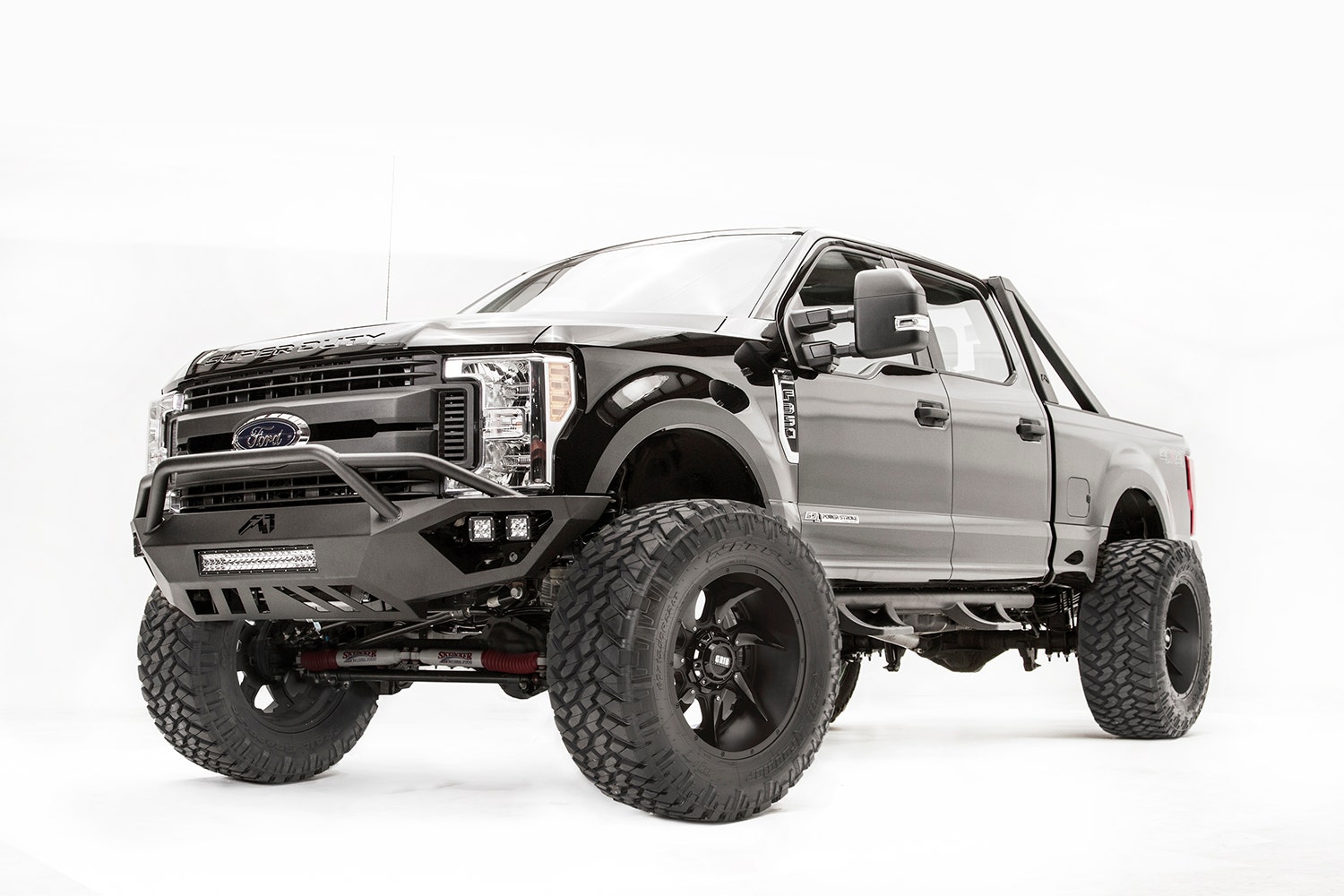Fab Fours Fs17-V4152-1 Vengeance Front Bumper   Bumper Vengeance; With Bull Bar