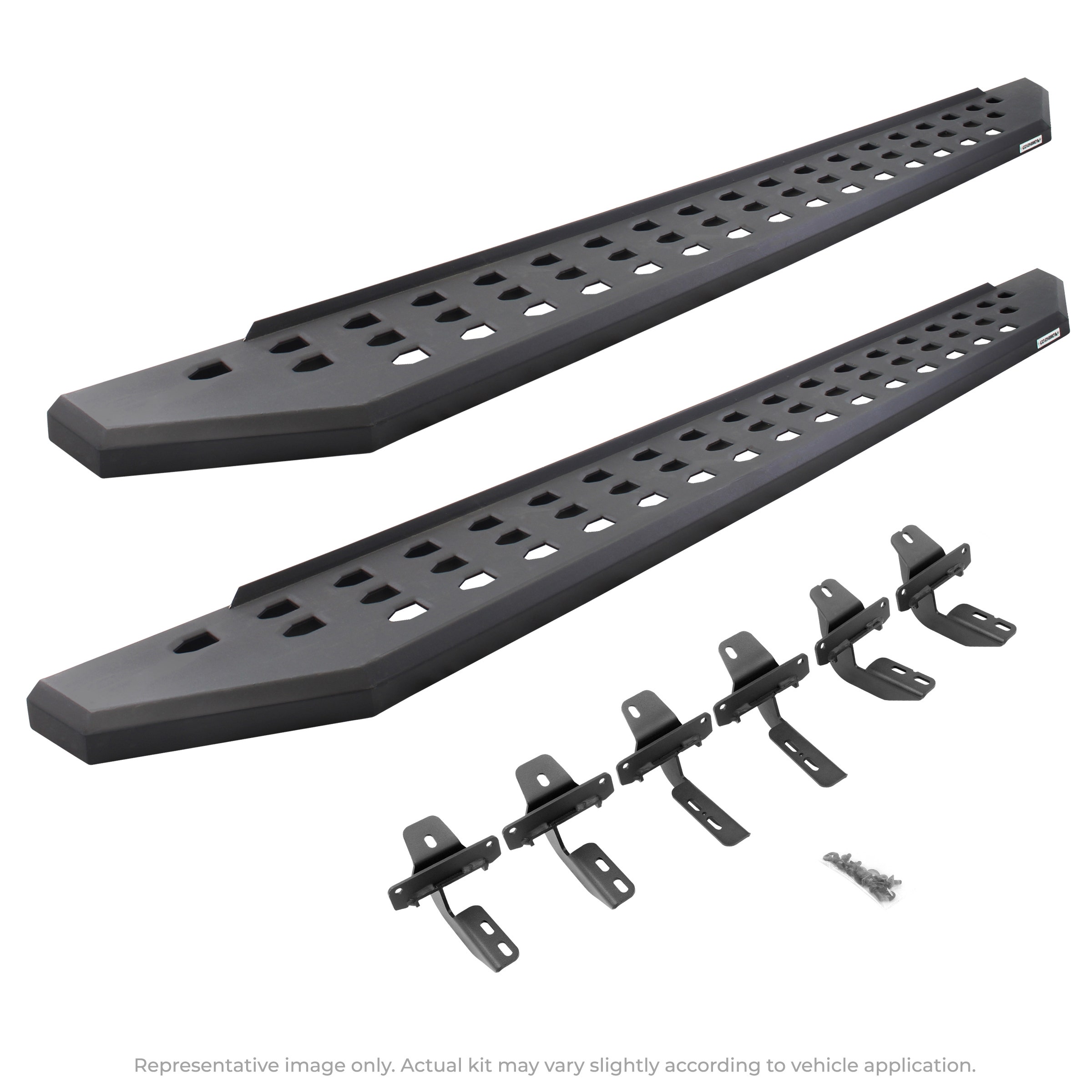 Go Rhino 69417680Pc Rb20 Running Boards Fits F-250 Super Duty F-350 Super Duty