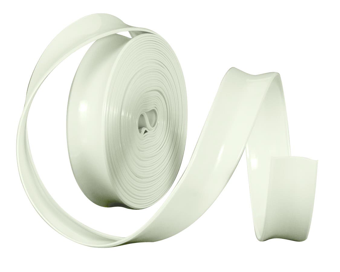Camco 25103 Vinyl Trim Insert (1" X 25', White)   Trim Molding Insert;