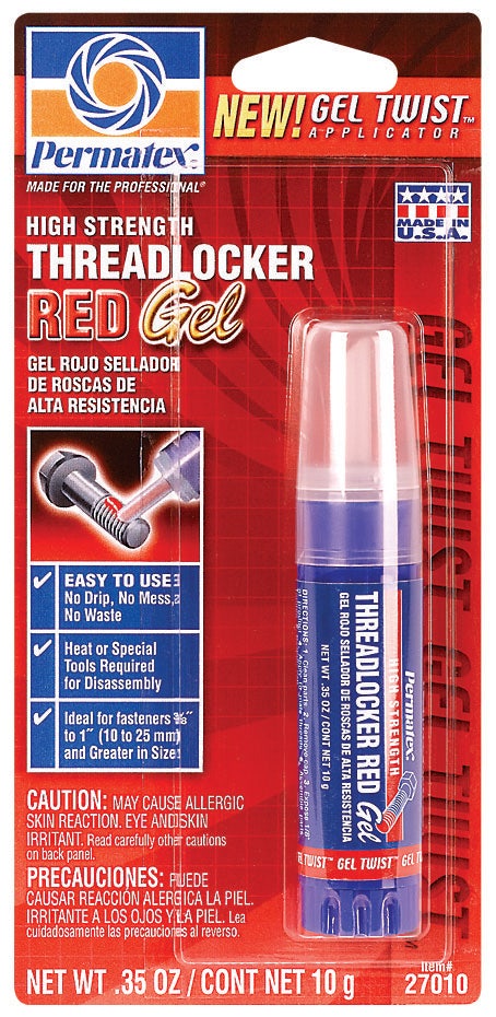 Permtx-Lockt 27010 10G Threadlocker Gel Red