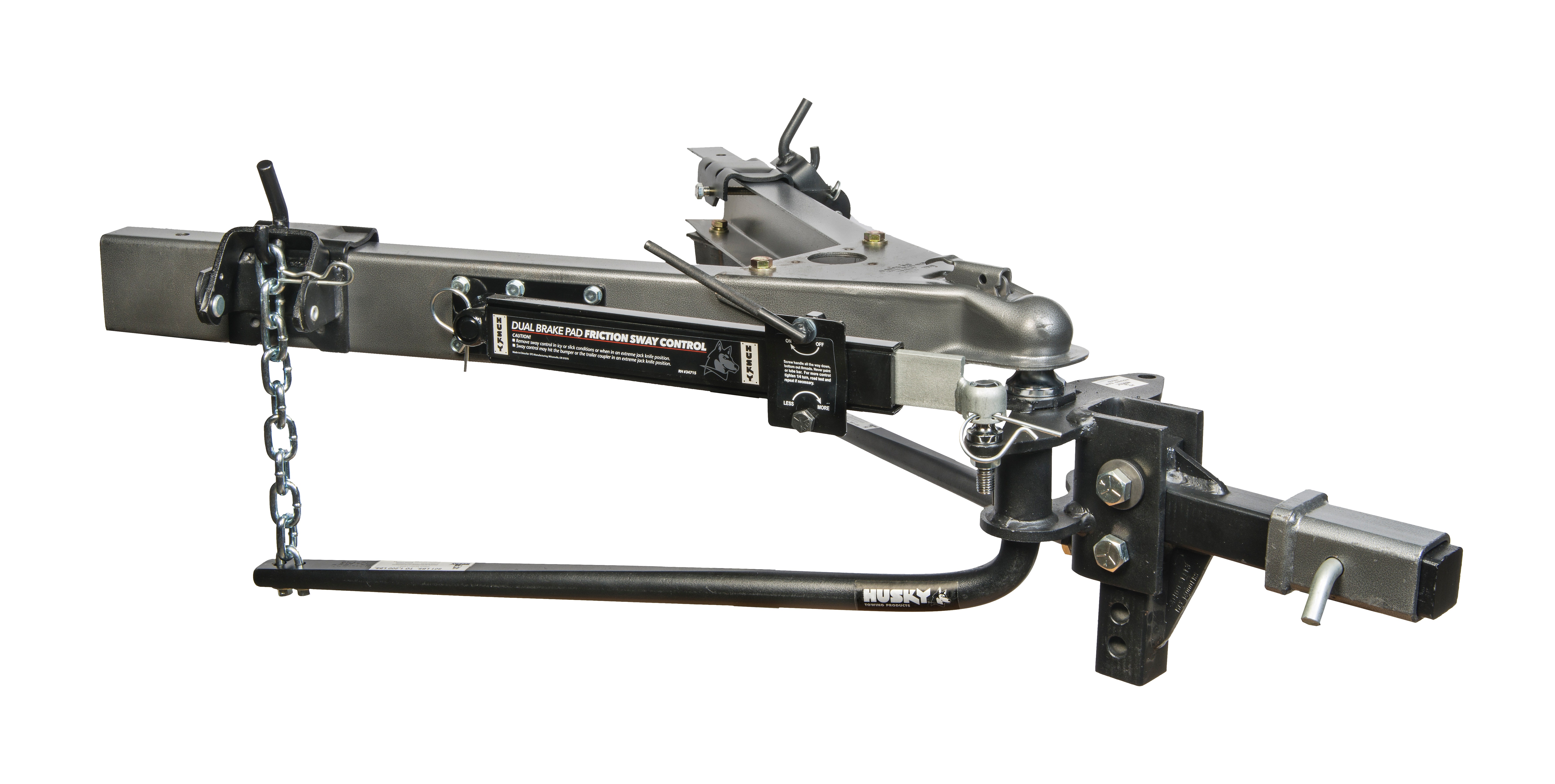 Husky 31995 600Lb Weight Distribution Hitch With Sway Control And 2" Ball
