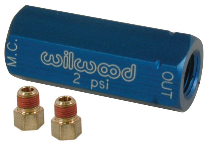 Wilwood Engineering 260-13783 Residual With Fittings (2Lb), Blue   Brake