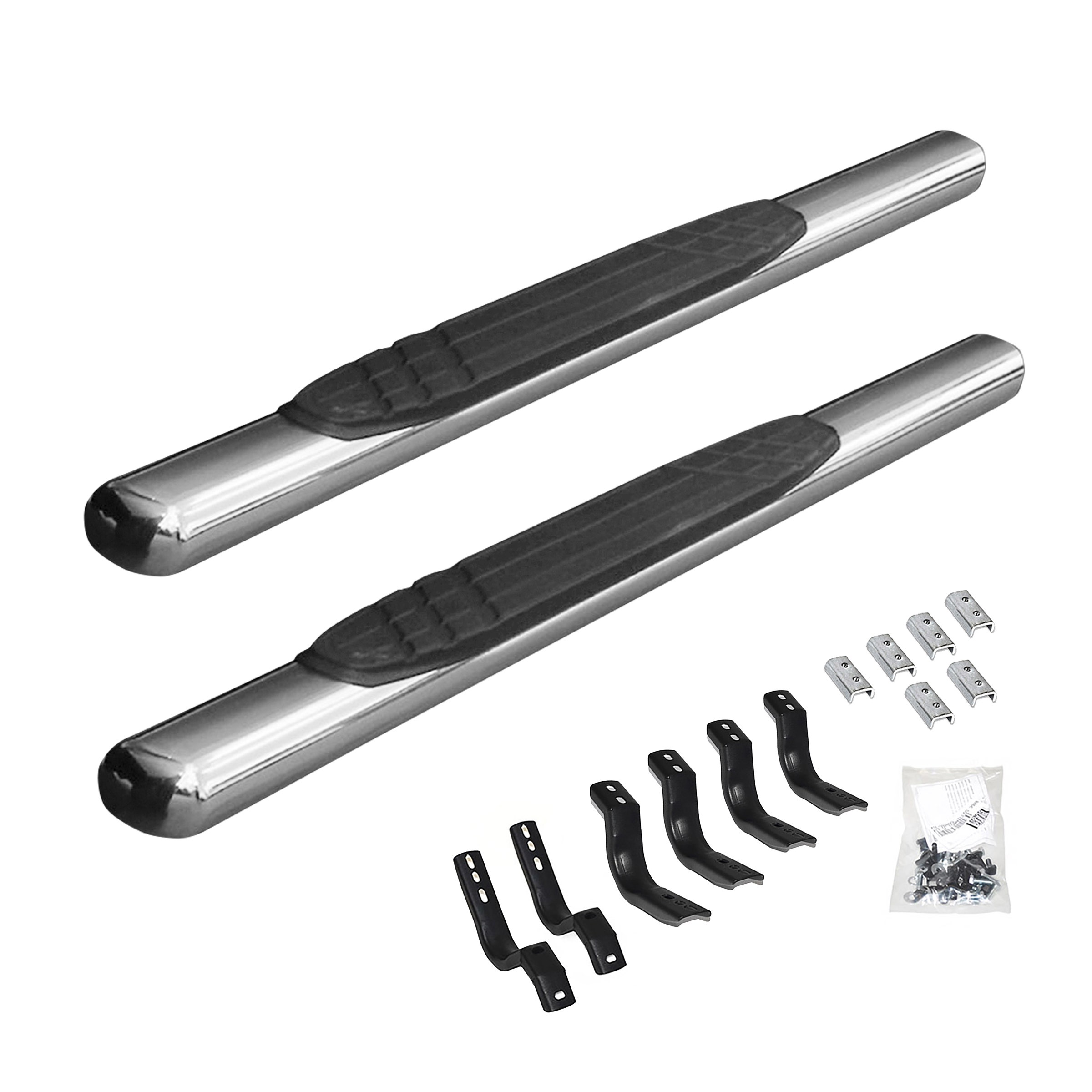 Go Rhino 684404552Ps 4 In. Oe Xtreme Plus Sidesteps Kit   4 In. Oe Xtreme Plus