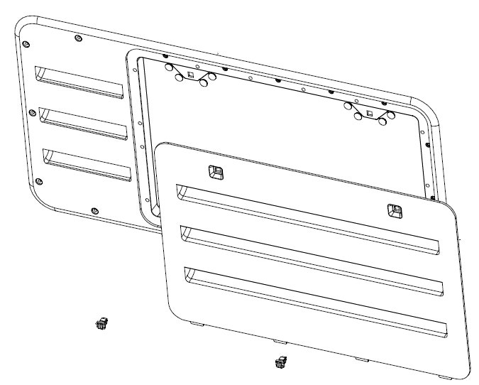 Norcold 628073Bk Vent Door Assembly  628073Bk Vent Door Assembly