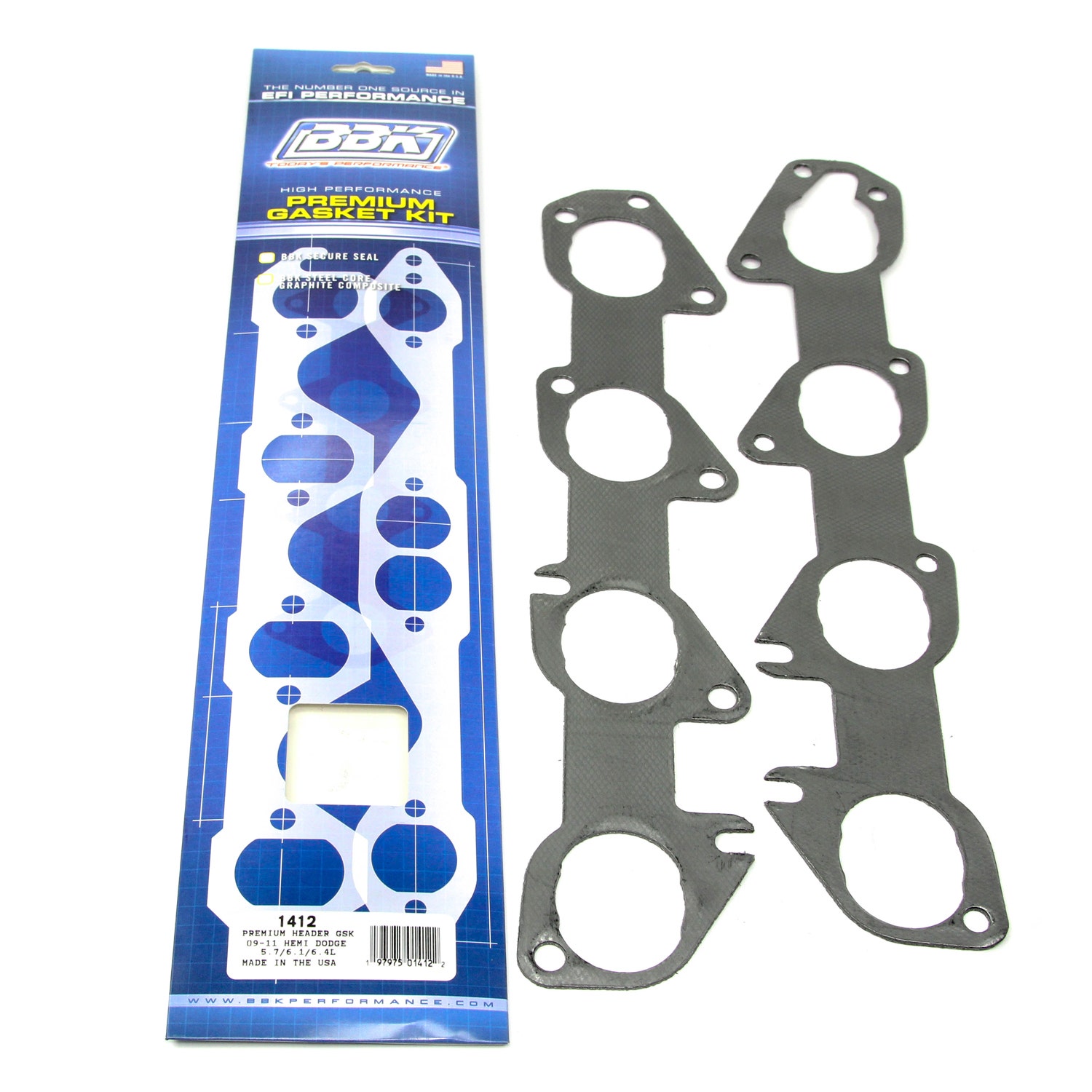 Bbk Performance 1412 Premium Header Gasket Set Bower/National Sbk-5 Axle