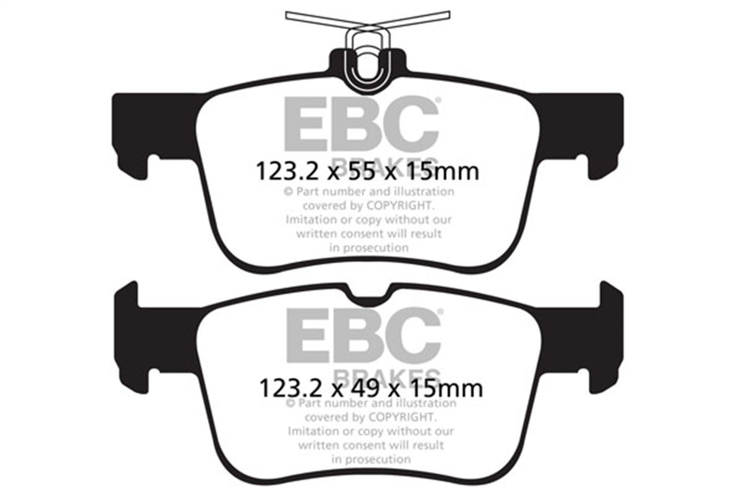 Ebc Brakes Ud1665 Ultimax  Brake Pads   Ultimax  Brake Pads