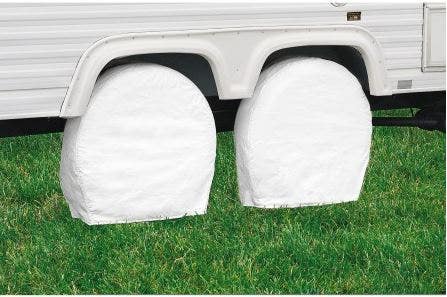 2Pk 32'-34.5' Whl C- Wht   Tire Cover; Cover Style - Single Tire Cover, Tire