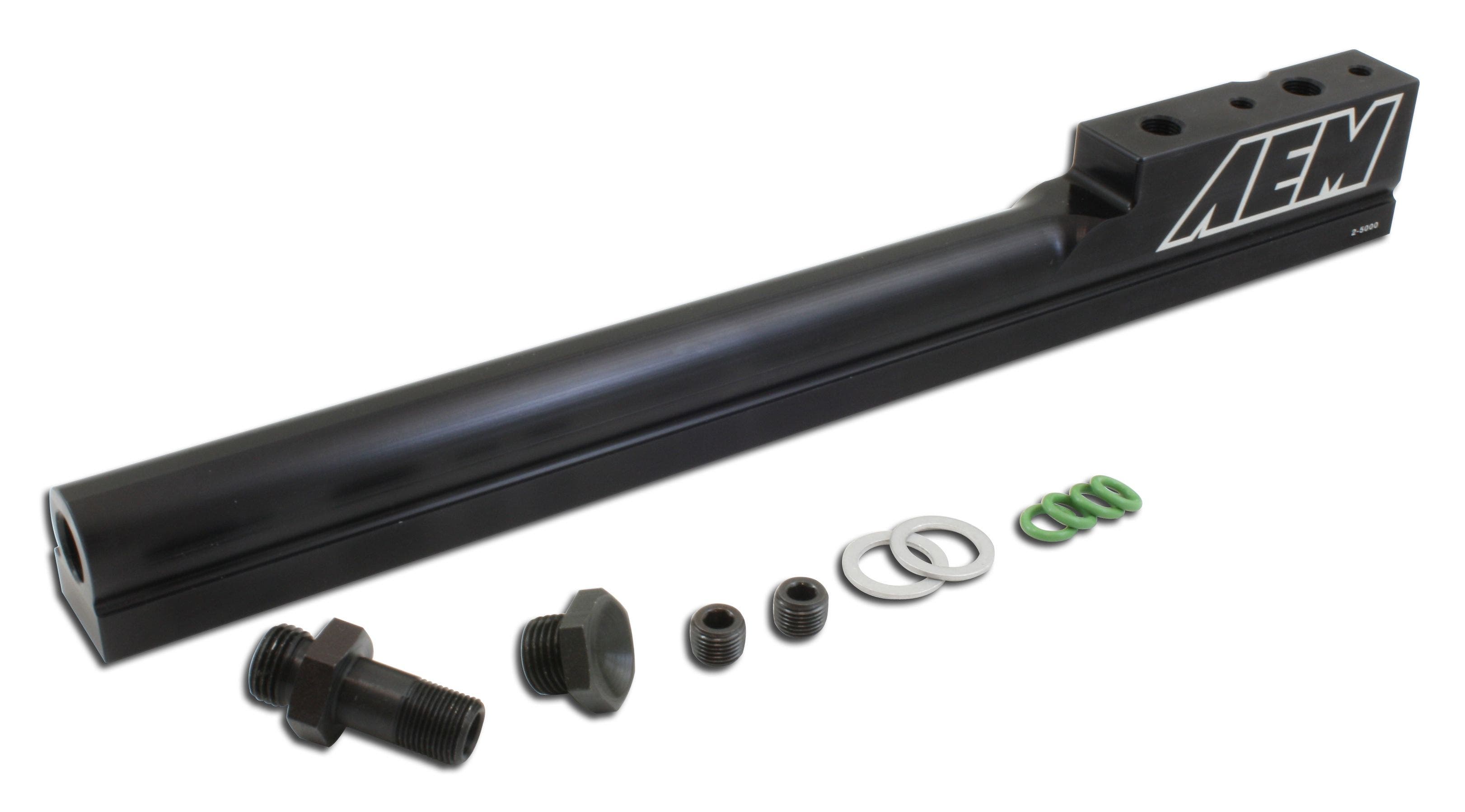 Aem 25-100Bk Black High Volume Fuel Rail Aem  Black High Volume Fuel Rail