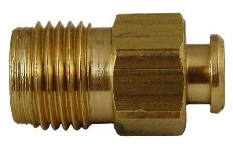 Ap Products 1/4' Inverted Plug- Brass Me2131 Ap Products 1/4  Inverted Plug-