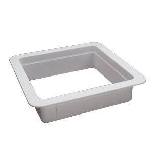 Hengs Industries 90094B Elixir Garnish White Vent   Roof Vent Trim Ring
