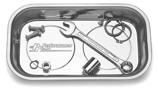Jp_Parallel_Import W1265   Magnetic Parts Tray; Color - Silver, Diameter (In) -
