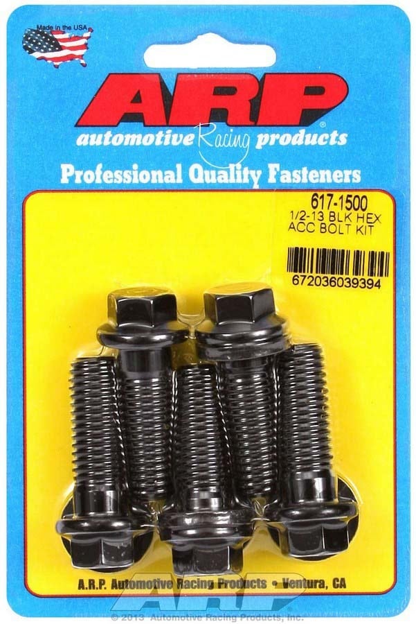 Arp (617-1500) Hex Oxide Bolt, Black Arp () Hex Oxide Bolt, Black