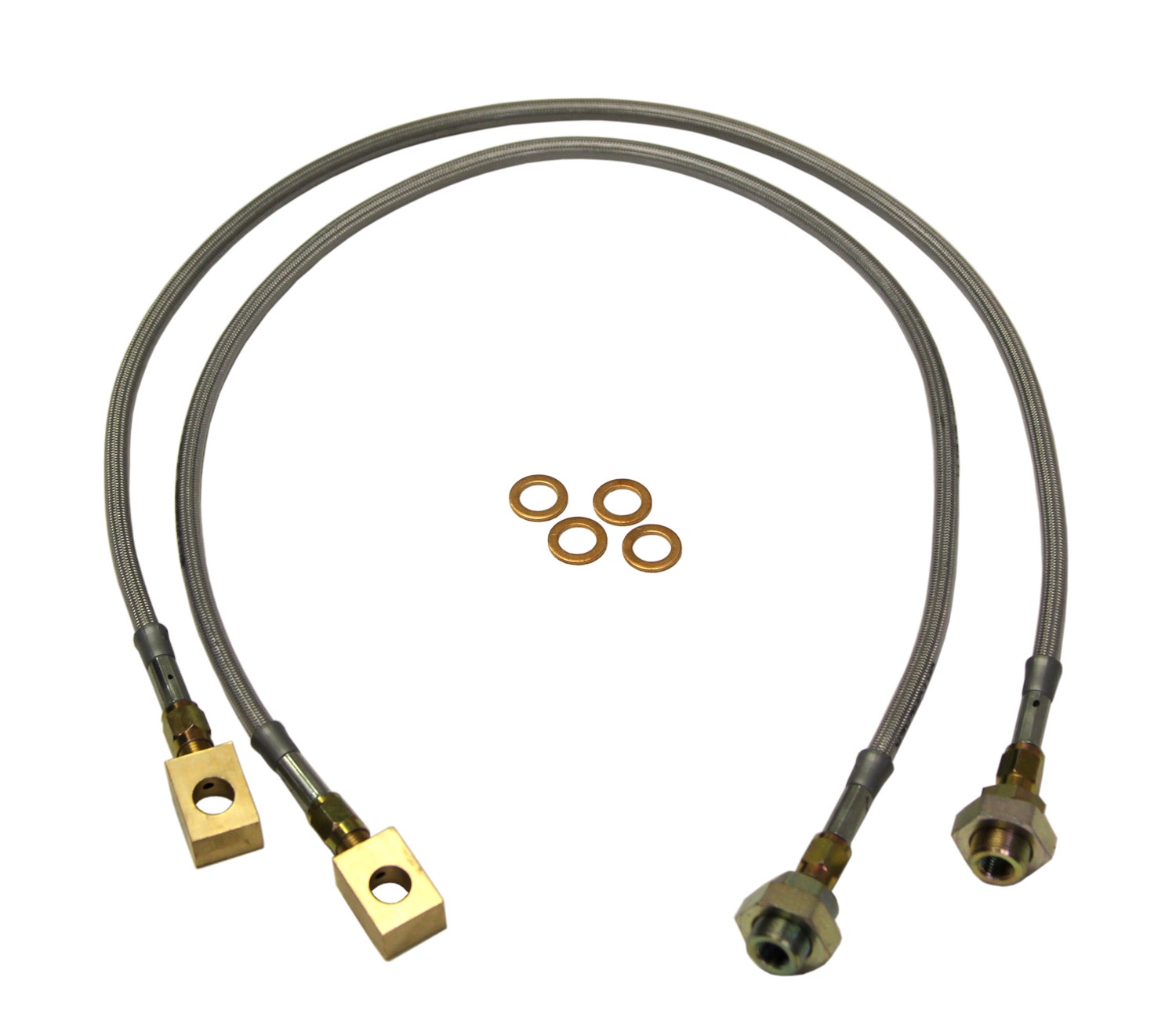 Skyjacker Fbl18 Stainless Steel Brake Line Front  Suspensions  Brake Line; Lift