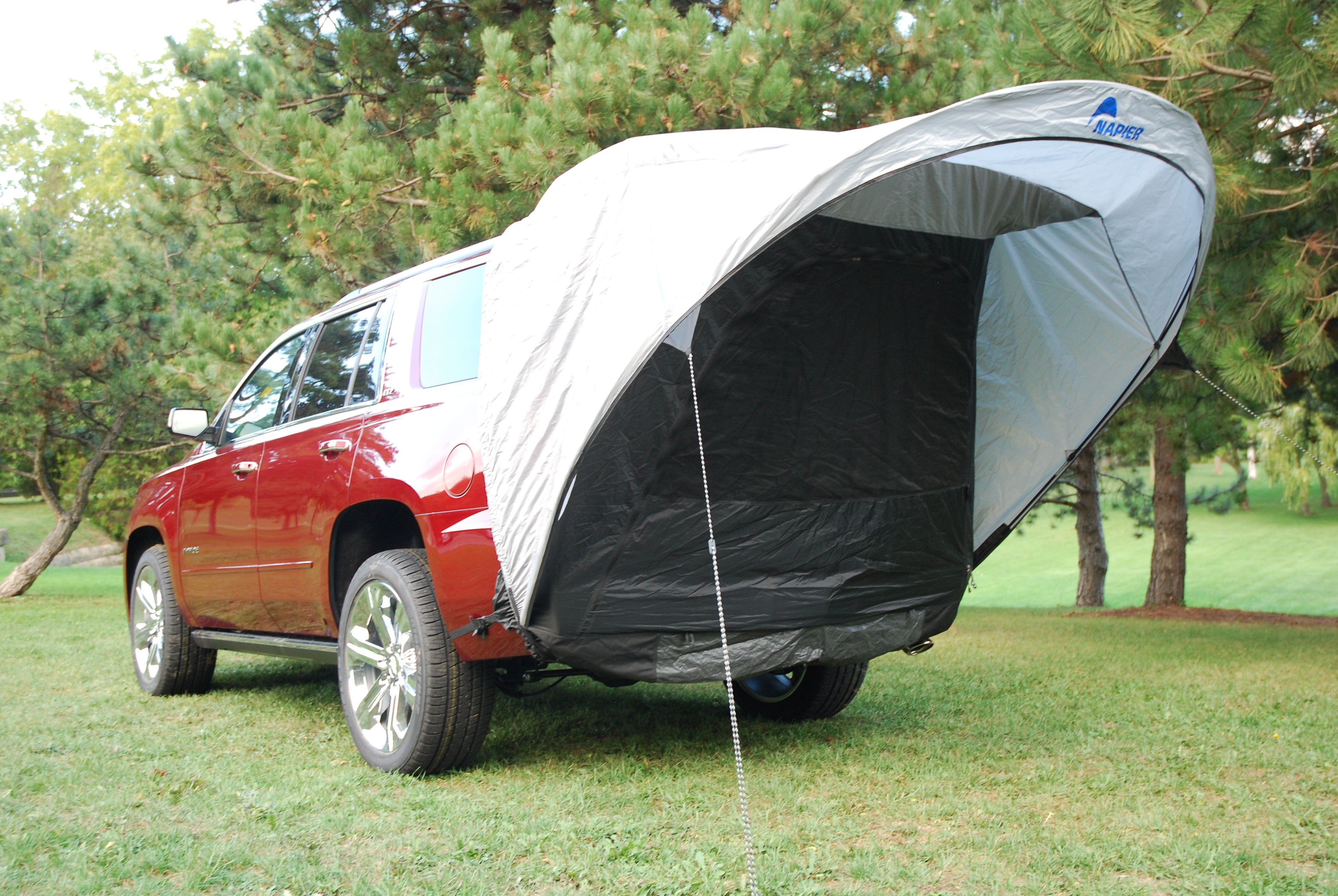 Napier Sportz Cove 61500 Mid To Full Size Suv Tailgate Shade Awning Tent, Gray