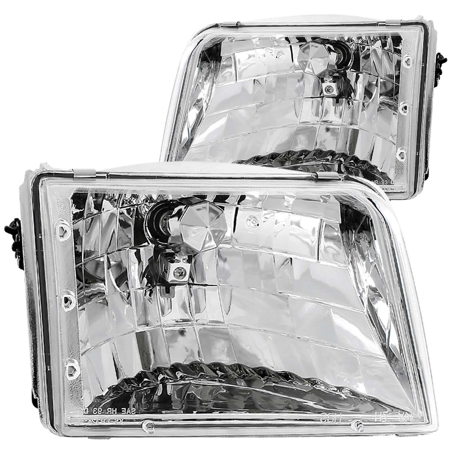 Anzo Usa 111036 Crystal Headlight Set Fits 93-97 Ranger Anzo 111029 Headlight