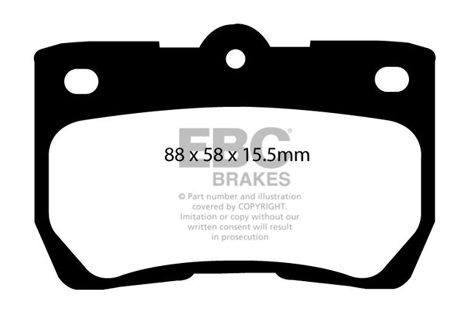 Ebc Brakes Ud1113 Ultimax  Brake Pads   Ultimax  Brake Pads