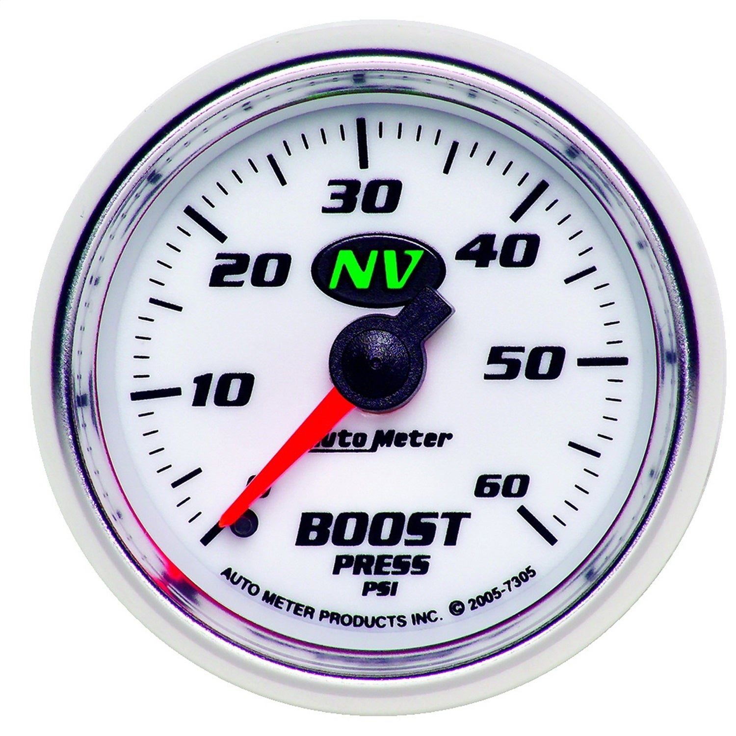 Autometer 7305 Nv Mechanical Boost Gauge   Nv Mechanical Boost Gauge