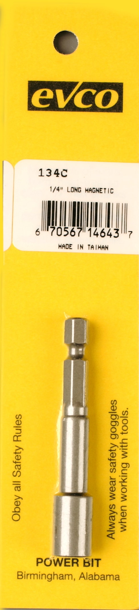 1/4'X2-9/16' Magnetic Bit 1/4 X2-9/16  Magnetic Bit