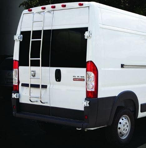 Surco 093Pml Stainless Steel Van Ladder For Promaster (High Roof)   Stainless