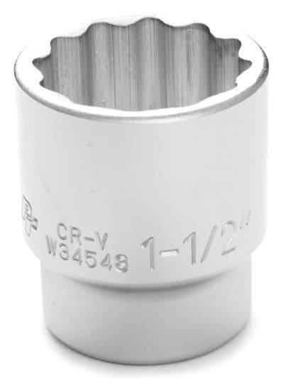 Performance Tool W34548 3/4" Drive 12-Point Sae Standard Socket, 1-1/2"   3/4