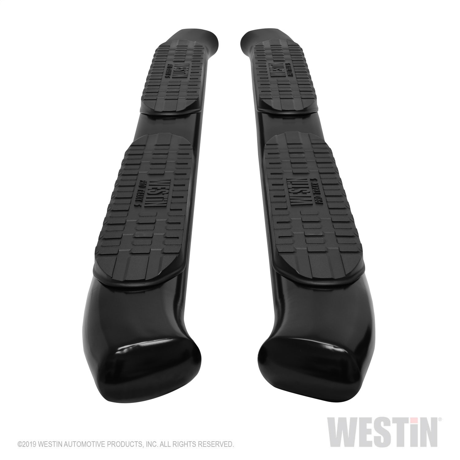 Westin 21-54145 Black Pro Traxx 5 Oval Nerf Step Bars Ranger Supercab 2019-2020